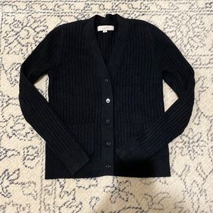 Black Sweater with Buttons